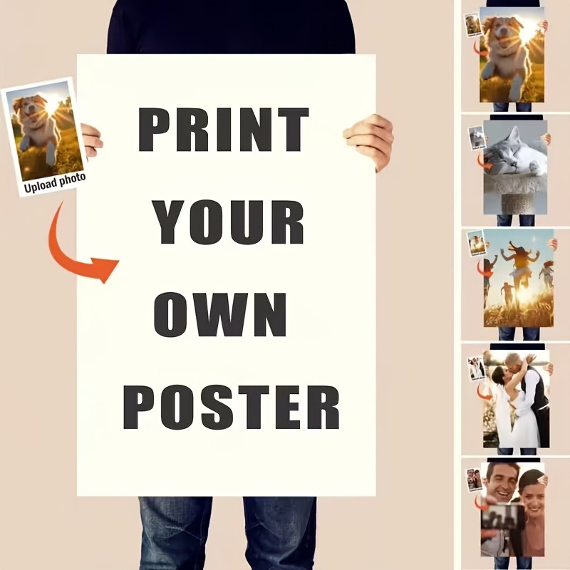 Home Office Image - Spersonalizowany plakat ze zdjęciem/tekstem bez ramy