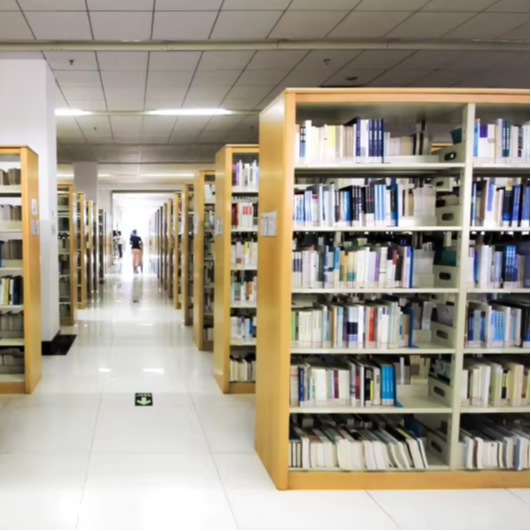 Home Office With Library - Regały dwustronne prosto od producenta, metalowe