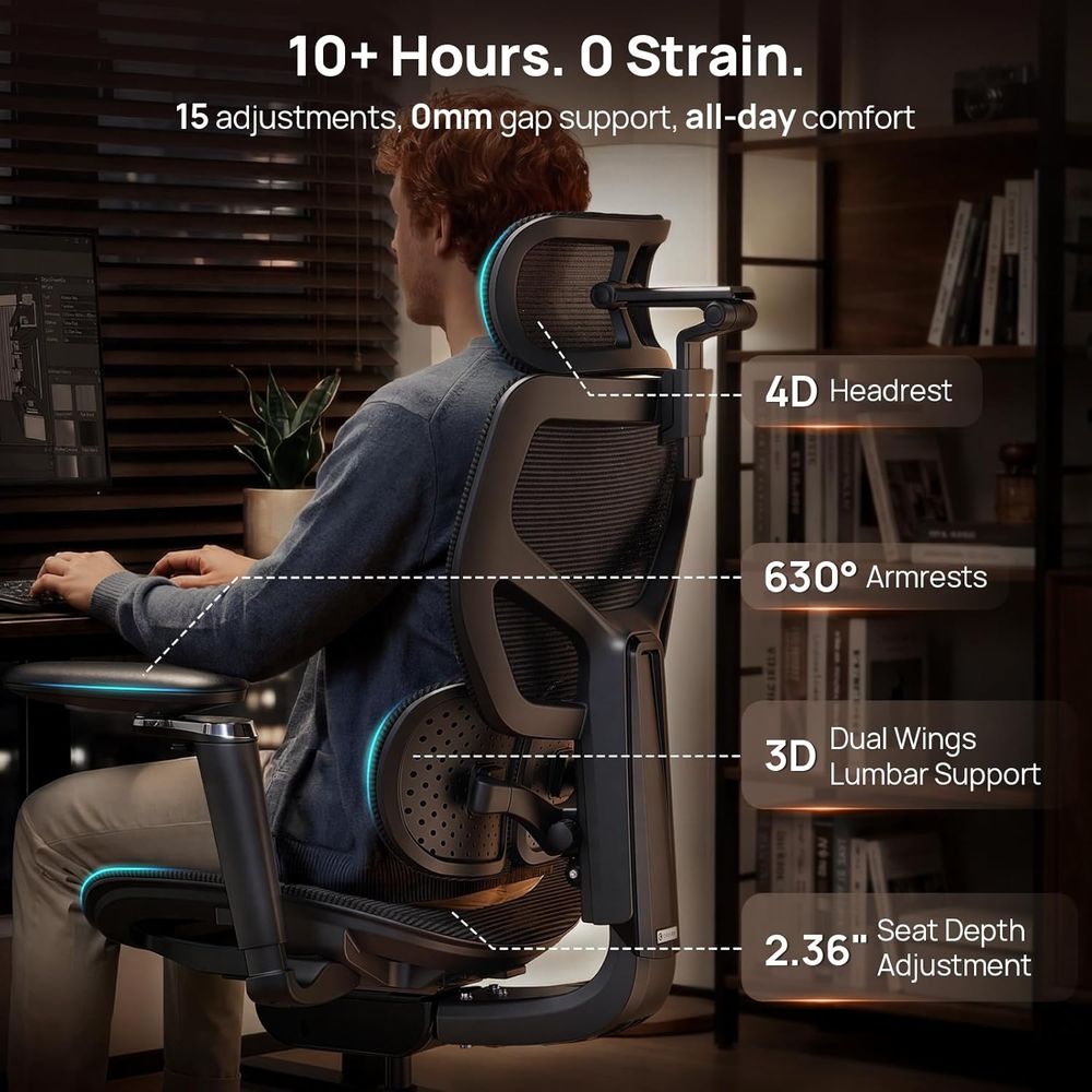 Ergonomiczne krzesło biurowe z – Home Office Hours recenzja i cena