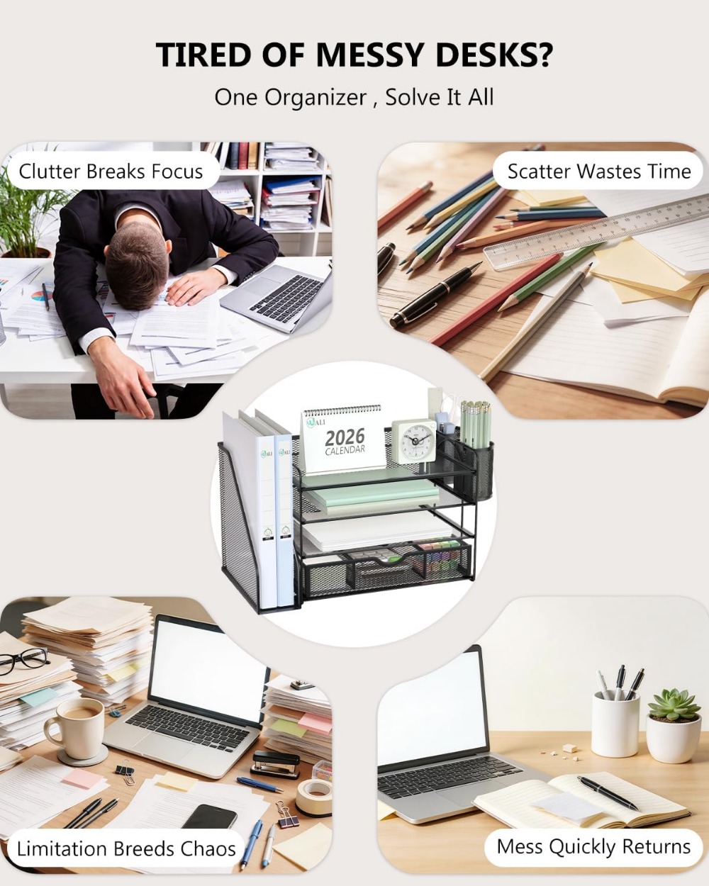4-poziomowy organizer na dokum – Home Office Image recenzja i cena