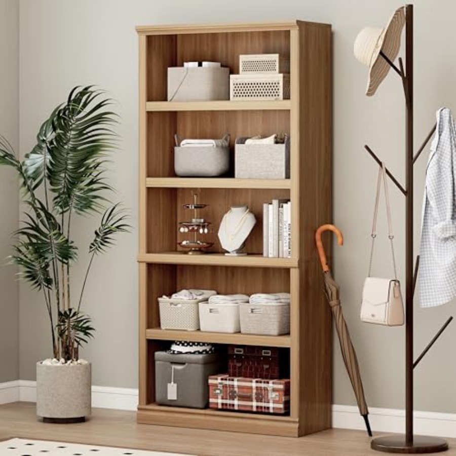 70-calowy wysoki regał z białe – Home Office With Library recenzja i cena