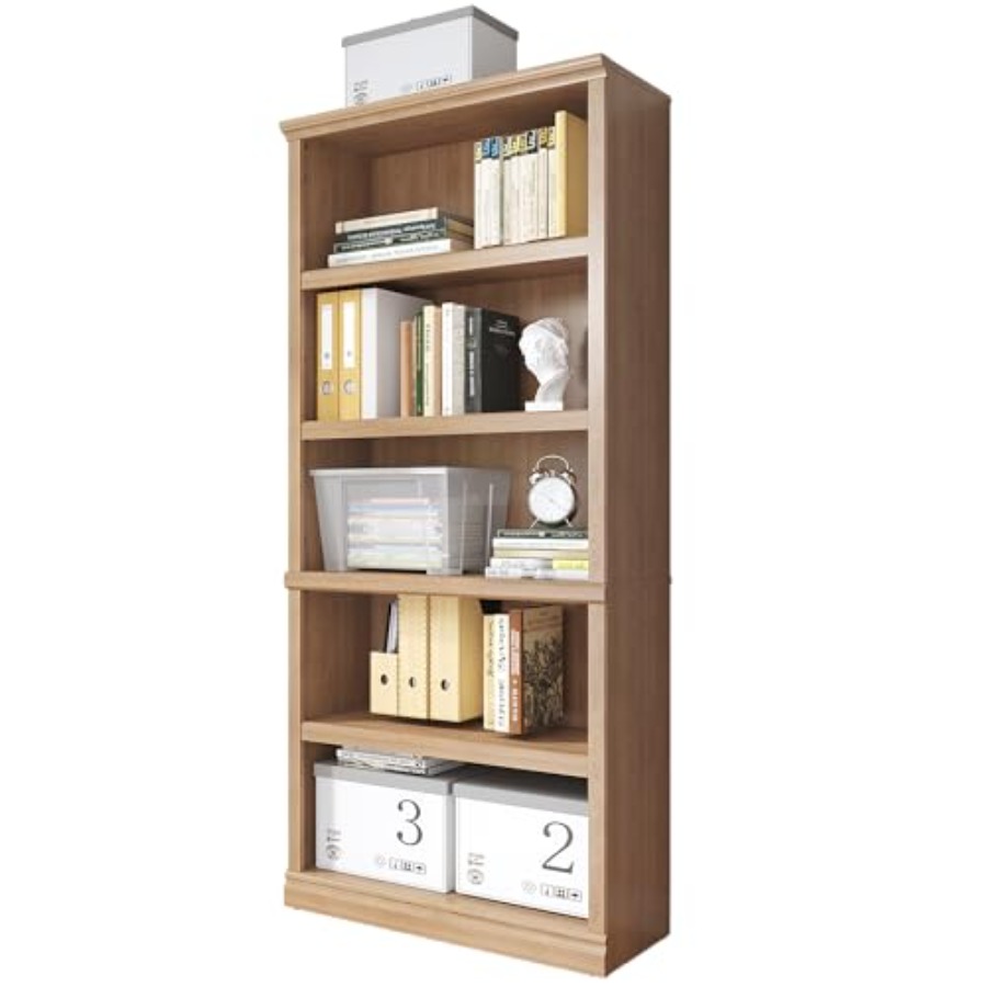 70-calowy wysoki regał z białe – Home Office With Library recenzja i cena