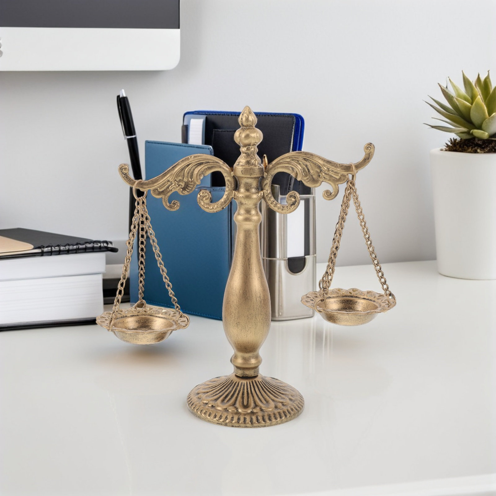 Retro Vintage Metalowa Waga Że – Home Office With Library recenzja i cena