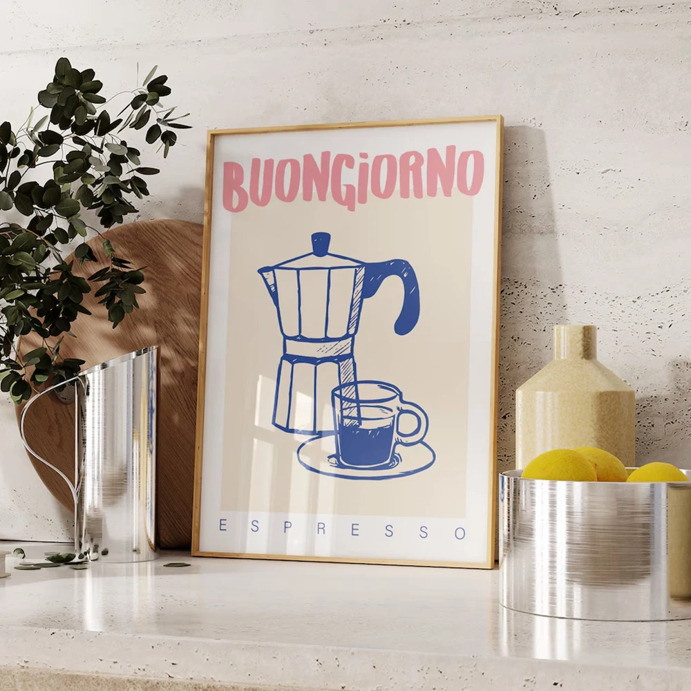 Nowoczesna kawa Espresso Wall  – Home Office Image recenzja i cena