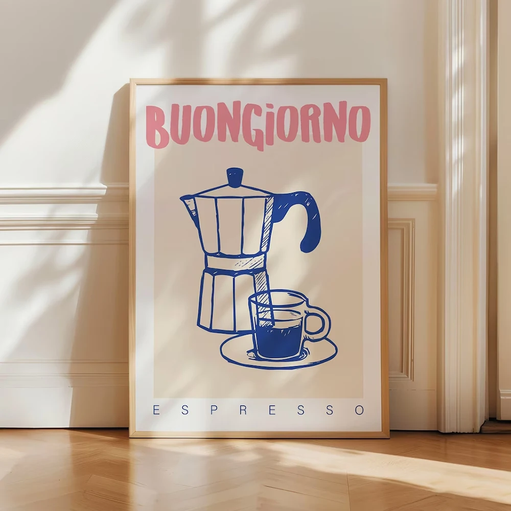 Nowoczesna kawa Espresso Wall  – Home Office Image recenzja i cena