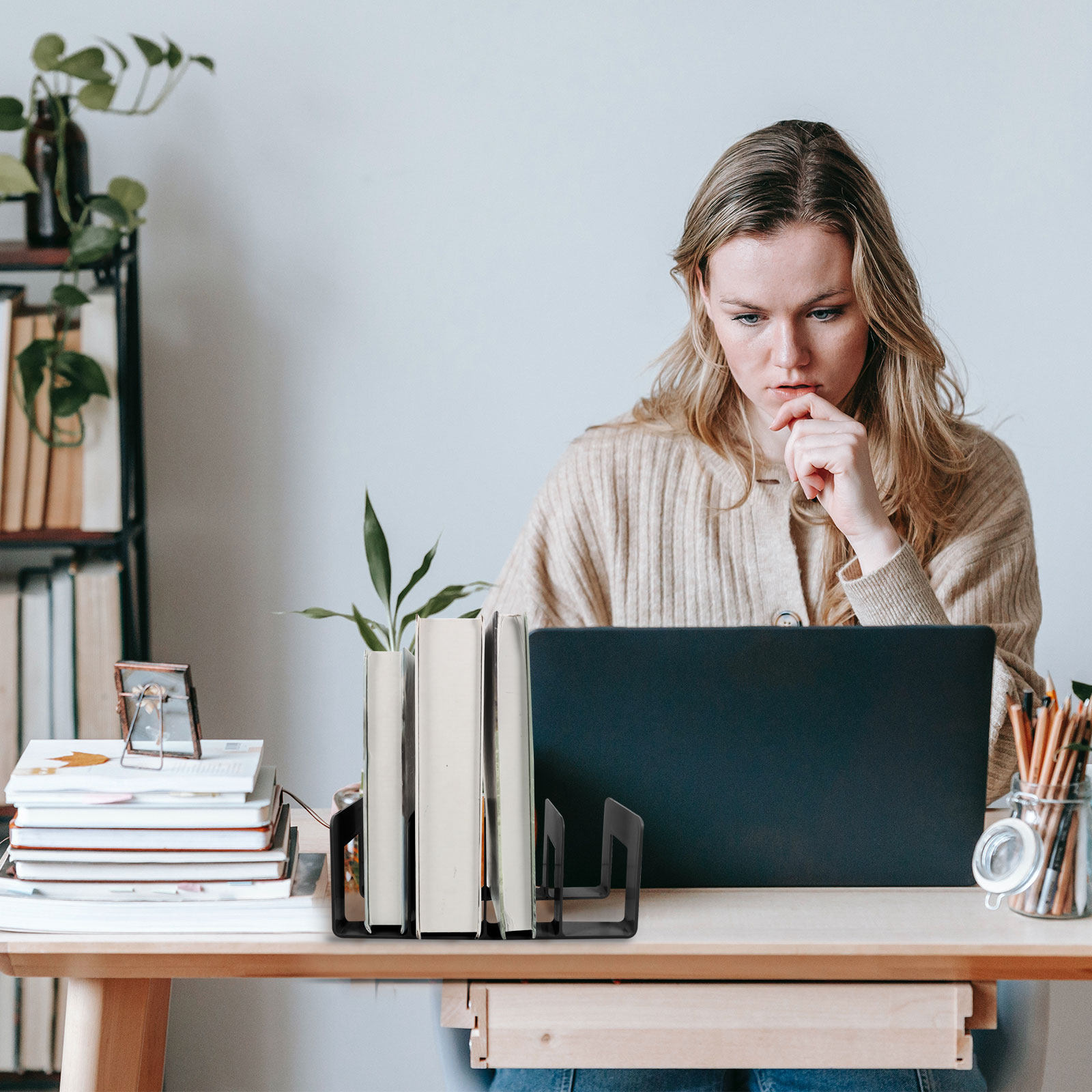 Wielokomorowy organizer na ksi – Home Office With Library recenzja i cena