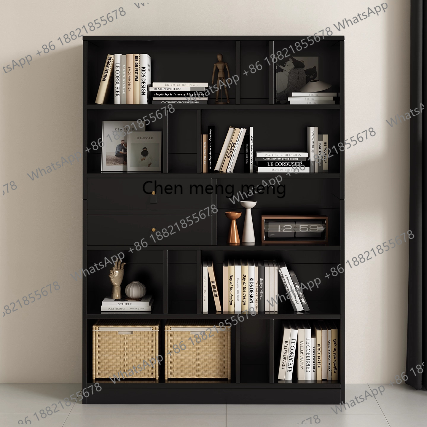 Półka na książki ścienna i reg – Home Office With Library recenzja i cena